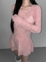 anime knit ops(4 color)