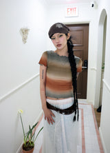 Blur gradation T (Brown/Pink)