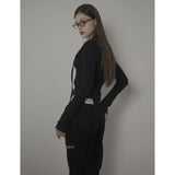 COTTON CANDY PANTS-BLACK