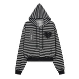 Melo Heart Patch Hoodie Zip-up