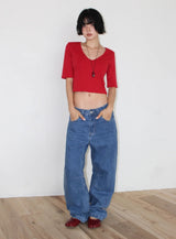 DART CURVED DENIM