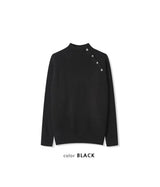 [S/F] サイドボタンハーフポーラニット(3color)