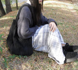 knit shoulder bag