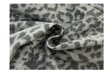 Leopard Cool Wide Curved Pants