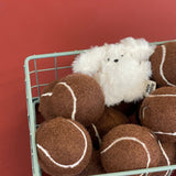 fluffy puppy keyring