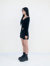 Rin cardigan set (Black)