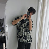 ASCLO アートオープンカラー半袖シャツ (2color)