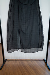 ファイン パターンド メッシュドレス (Black)