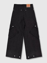 Double Zipperfly Cargo Denim (Vintage Black)