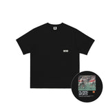 フラッシュフィルムグラフィク半袖Tシャツ【ブラック】