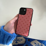 dot epoxy bumper case(strawberry)