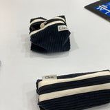 Clam ラウンドペンケース _ コーデュロイミッドナイト