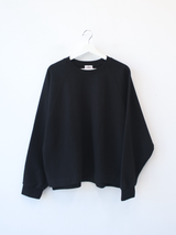boxy raglan crop sweatshirt 