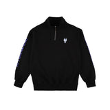【MOMIYAMA HIMERI】Half zip sweat tops - blue