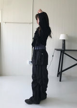 パラシュートスカートパンツ
