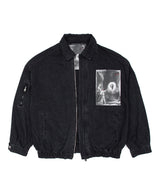 BBD The Apparition Zip Up Denim Jacket (Black)