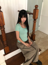 Yuel Ribbed Short Sleeve T-Shirt