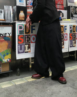 No.1582 wool 70 セットダートワイドスラックス (3color)