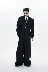 Tailored Split Hem Overcoat