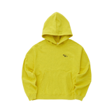 EEERRR Basic logo needlework hoodie (Melange Yellow)