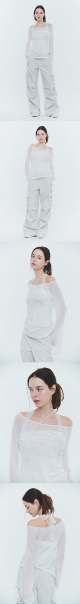 FOG LOOSE TOP white