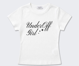 Stretch Cotton Slim Short Sleeve T-shirt Romantic White