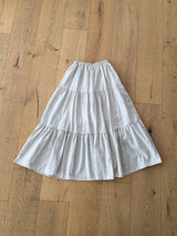 Banding check cancan skirt