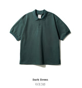 26SS★ Addant Silket Collar Short Sleeve T-shirt