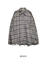 [LAN ARCHIVE] Cutting checkered shirt