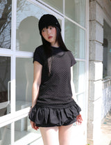 KNIT BUCKET HAT(BLACK)