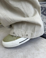 Raven Belted Dyeing Cargo Pants