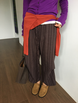 シエナ ボタン クロップド パンツ(3color)