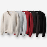 Lido Wool V-neck Crop Knit