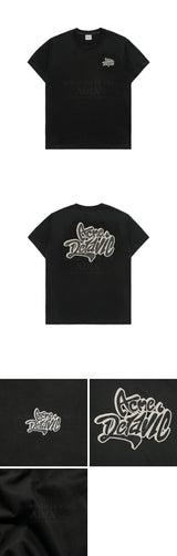 24FW グラフィティフォントロゴ 半袖Tシャツ（海外限定） ブラック