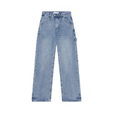 デニムストラップワイドパンツ code 18105