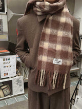 ASCLO Wool Check Reggae Muffler (2color)