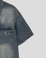 ウェザー ハーフデニムジャケット