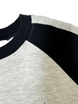 (UNISEX) ヒップオーバーフィットカラーブロックスウェットシャツ – 3 COLOR