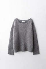 モヘアニット (グレー)