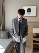 Youth Over Fit Crop Blazer (3color)