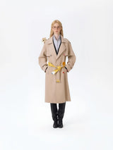 13DE MARZO Tailor Bear Ruler Trench Coat Khaki