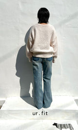 フレアドブーツカットデニムパンツ code 23005