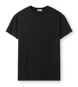 Miele incision shoulder muscle fit plain fabric short sleeve