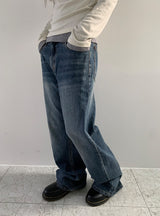 ソヤンデニムワイドパンツ