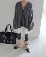 Strap fur leg warmer