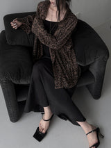 loose-fit leopard grunge shirt (2color1)