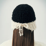 Poodle Bucket Hat (Black & Ivory)