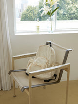 Ruffle ribbon backpack_ivory
