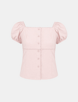 Greta Square Puff Blouse