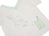 TEA DIARY V-NECK TOP / WHITE
